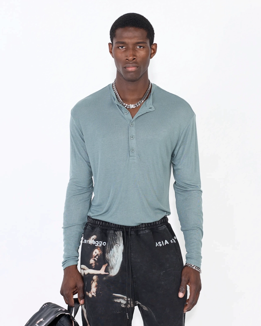 Лонгслив KNITTED BASIC GREY