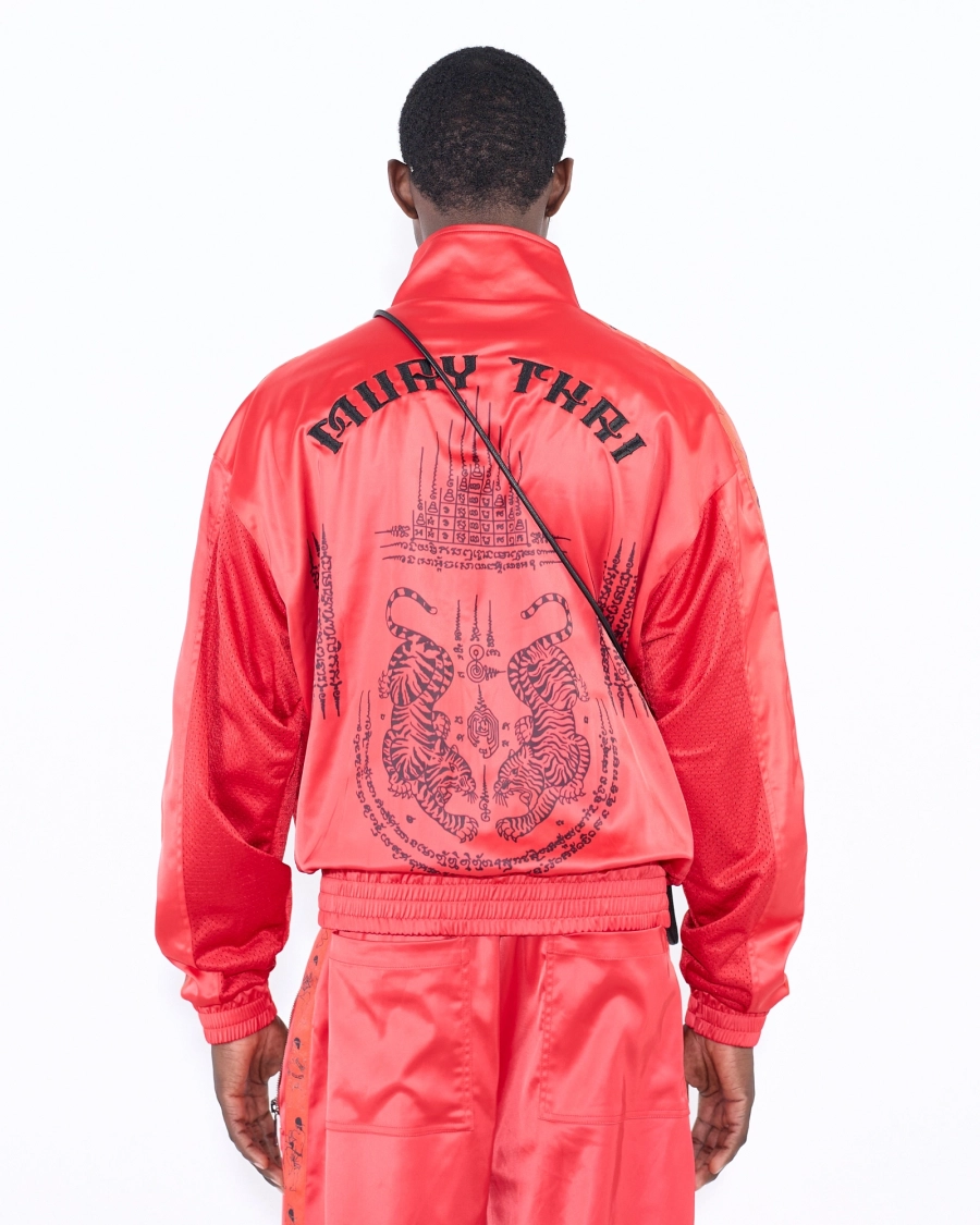 Костюм мужской МУАЙ-ТАЙ ASIA ST 71, цвет: красный, Ast71.suit-Thai-red купить онлайн