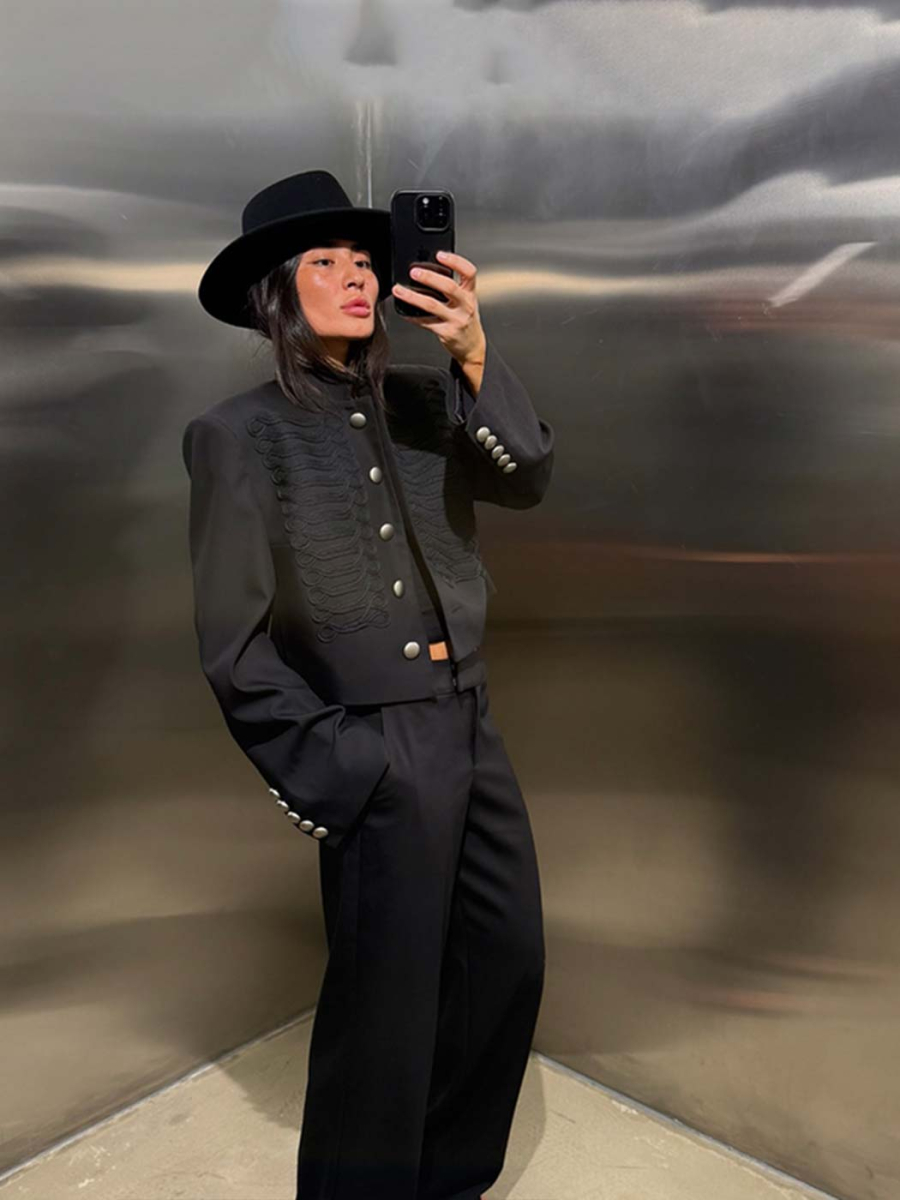 Гусарский жакет ANOTHER SELECT, цвет: Черный, 00194 купить онлайн