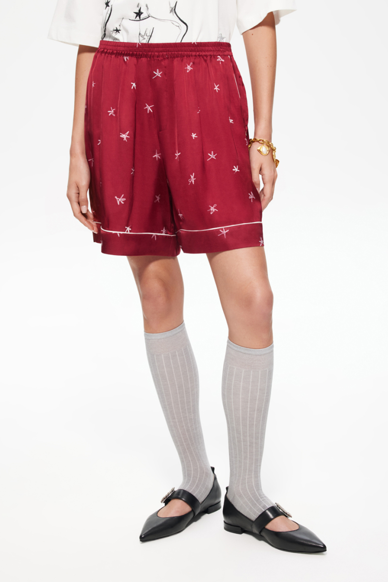 Шорты пижамные с принтом DREAMS BY ALENA AKHMADULLINA, цвет: красный, 225102090204326/205000 купить онлайн