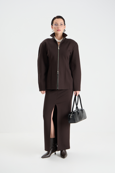 Жакет из джерси MIA AIM, цвет: коричневый, MIA633/1 купить онлайн