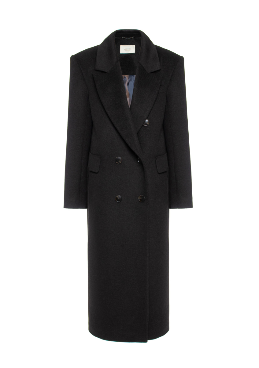 Двубортное пальто