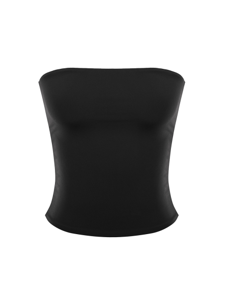 Топ бандо strapless top black