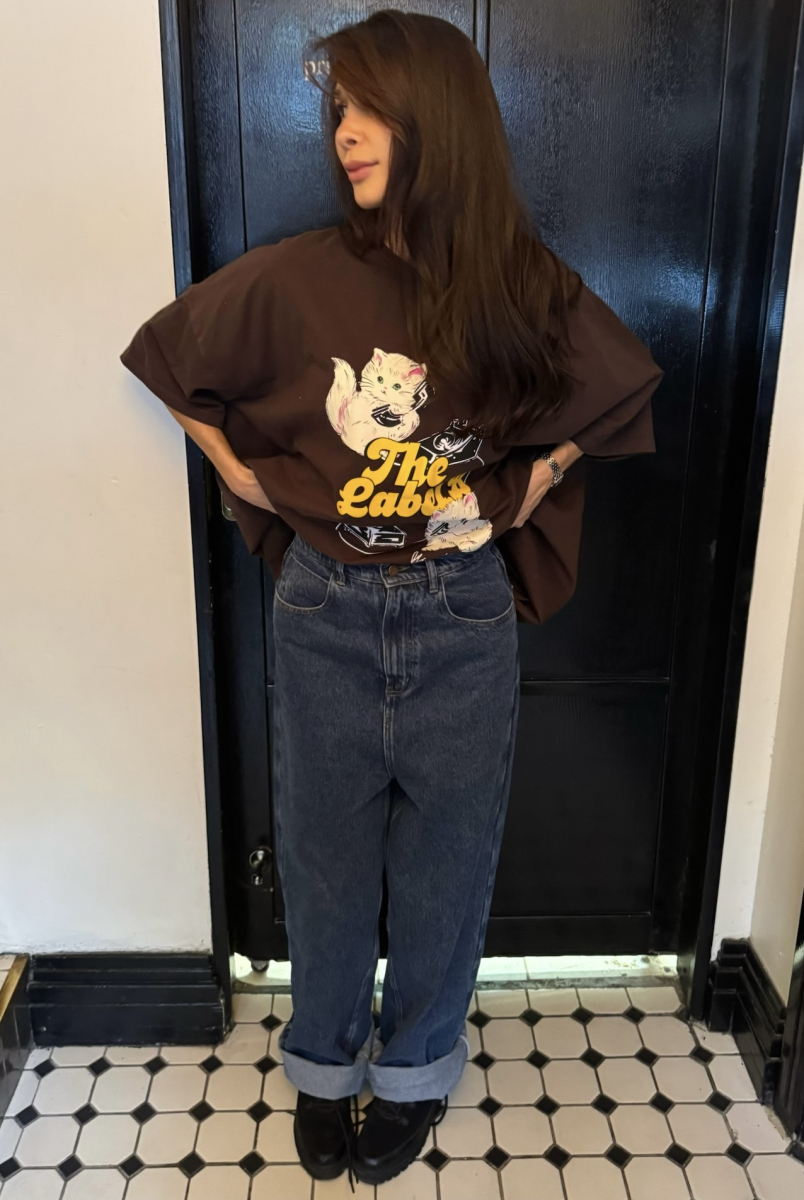 Футболка The Meow Label BROWN