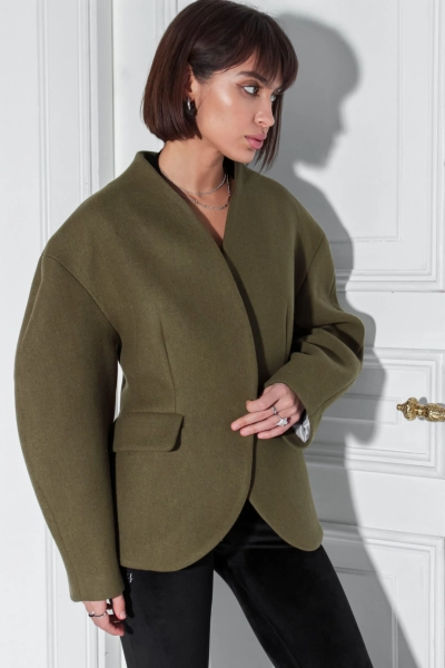 Пальто-пиджак приталенное GARCHIT, цвет: хаки, GARPaltPrKh купить онлайн