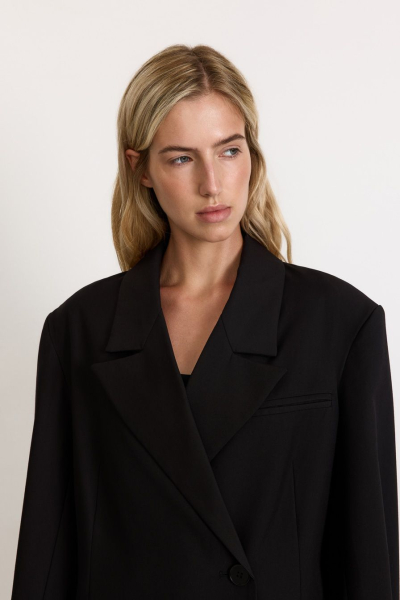 Жакет со складками на рукавах TOPTOP, цвет: Черный, TT.060.17760.900 купить онлайн