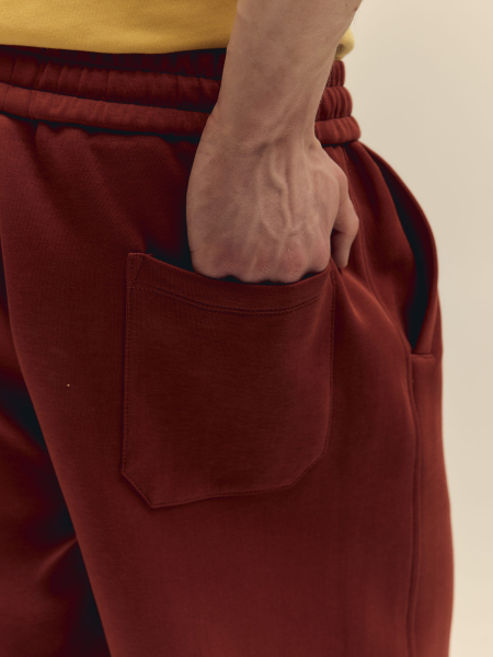 Брюки Straight Fit Pants NAIPACHE, цвет: Бордовый,  купить онлайн