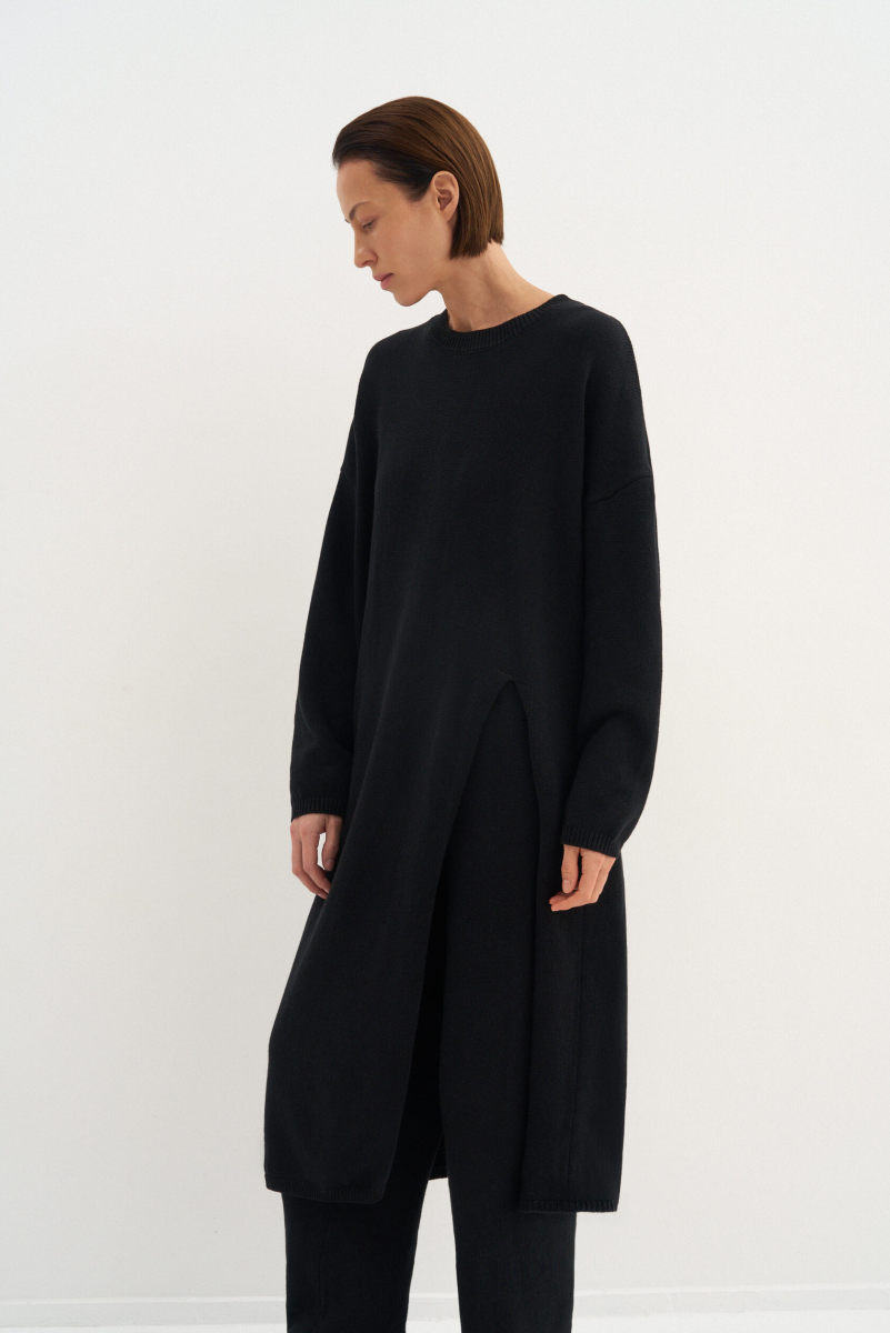 Платье-лонгслив «Ото» Mankova, цвет: Черный, SS26-005 купить онлайн