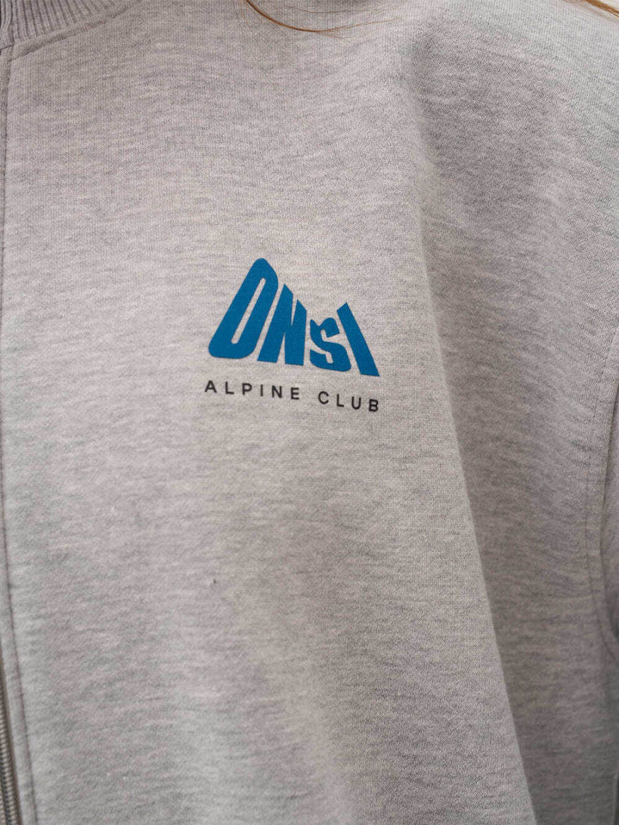 Zip толстовка с начесом ONSI, цвет: melange,  купить онлайн