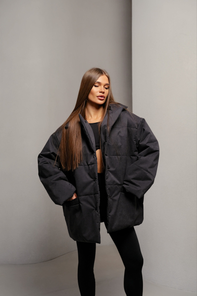 Пуховик SOFT MINI, цвет: Черный, НФ-00000449 купить онлайн