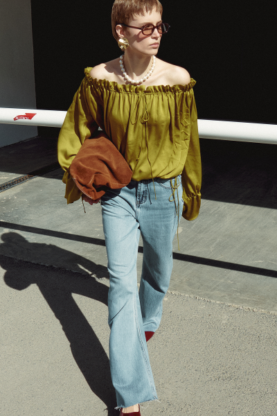 Блуза VESNA MIA AIM, цвет: лайм, MIA535 купить онлайн