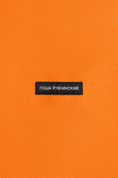 Свитшот из флиса с воротником ГОША РУБЧИНСКИЙ, цвет: оранжевый, SW_1701_orange купить онлайн