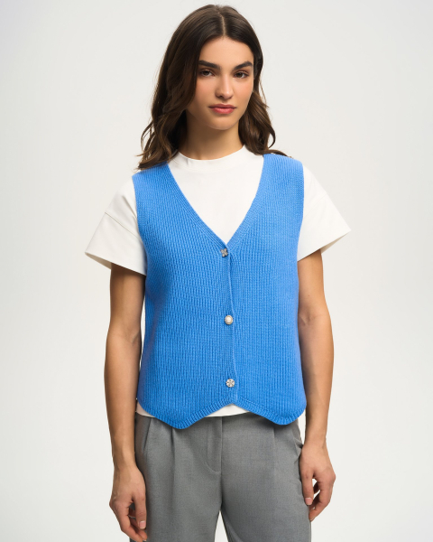 Жилет To be Blossom, цвет: blue, 61572 купить онлайн