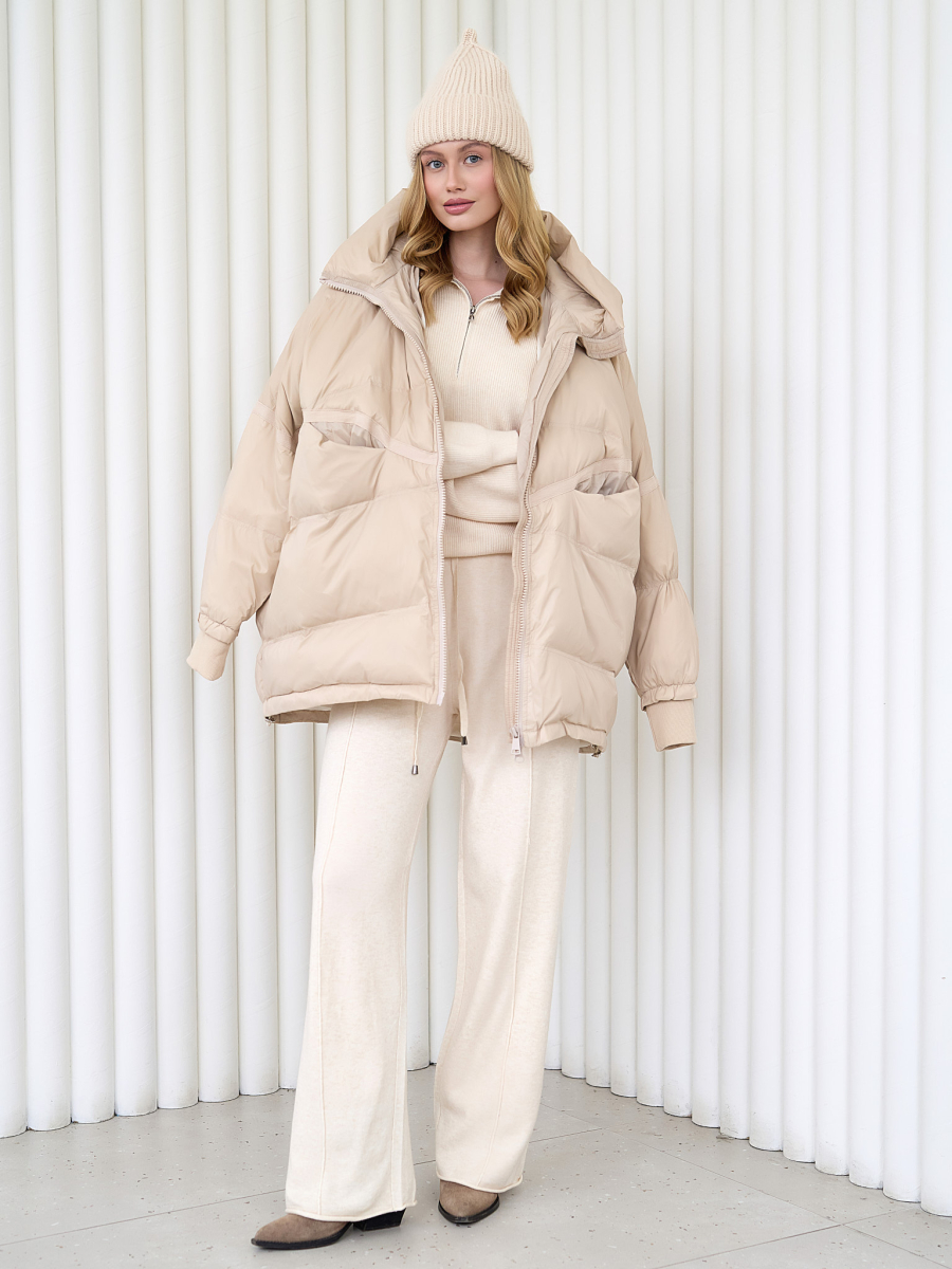 Шапка с "хвостиком" I.B.W., цвет: бежевый KJ130 купить онлайн