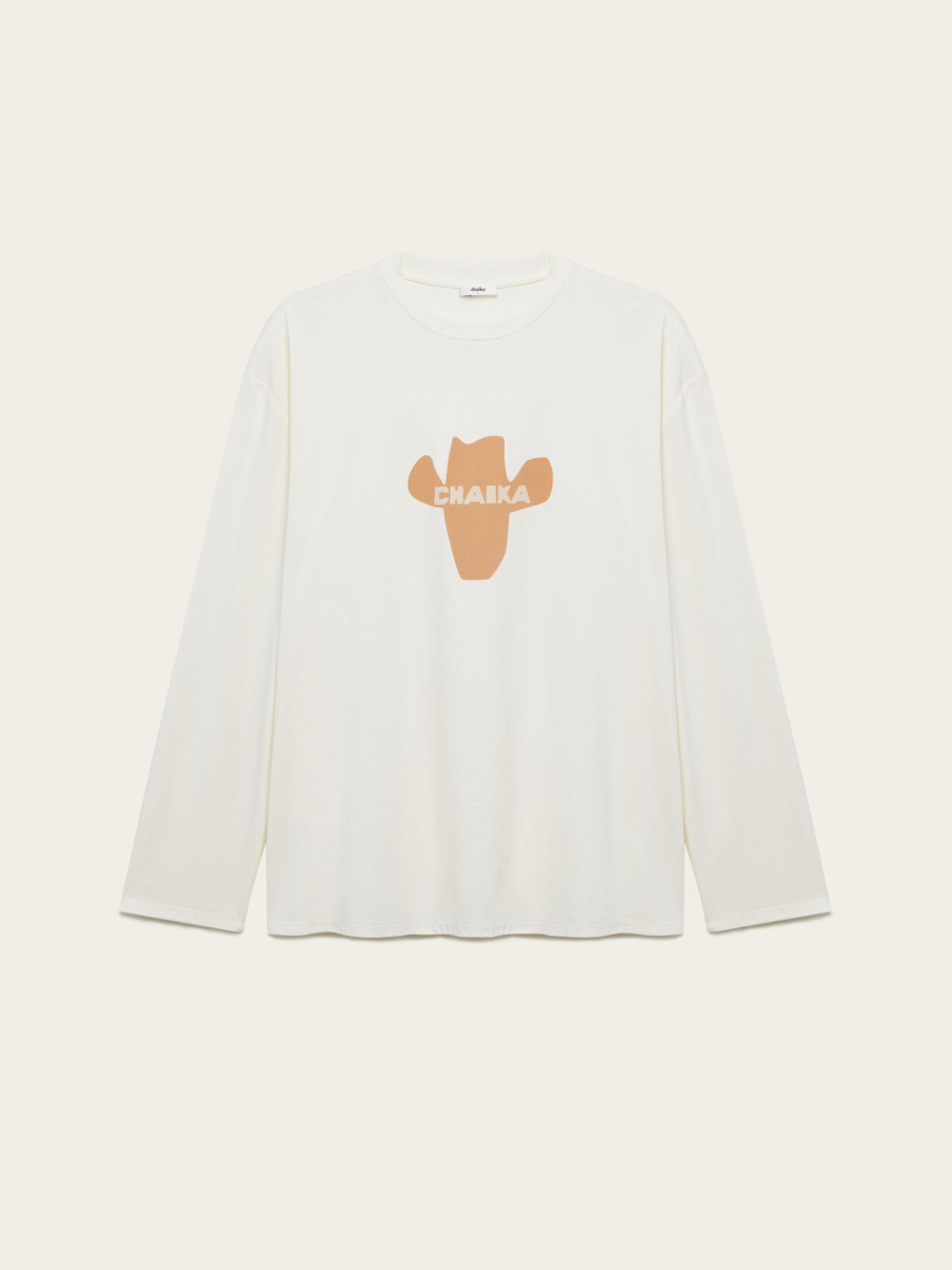 Лонгслив Ranch Chaika, цвет: молочный, AW25LS01-143 купить онлайн