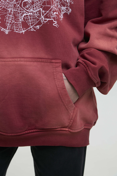 Худи Hoodie Scheme of the City Brûler d'Amour, цвет: RED, BF2404C-3010-41 купить онлайн