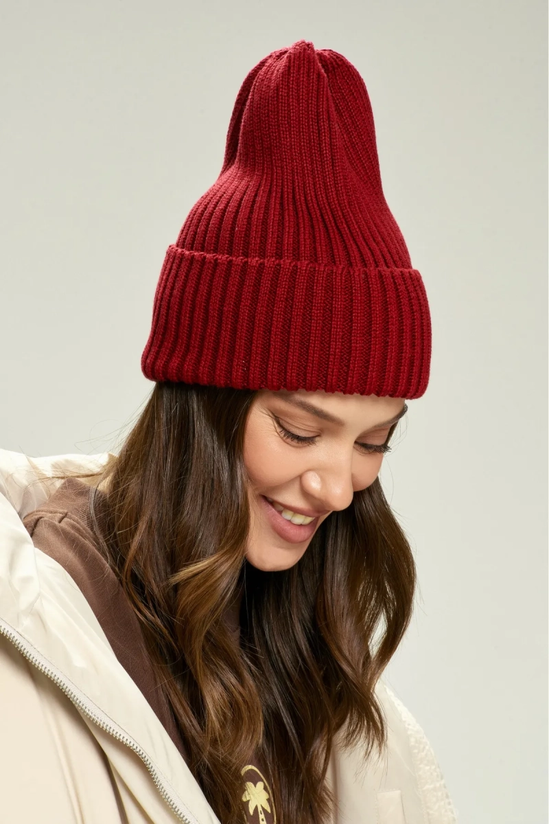 Шапка из хлопка Lovely Red Erist store, цвет: красный НФ-00002847 купить онлайн