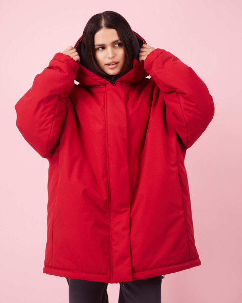 Бомбер красный зима TABOO, цвет: красный, Bred купить онлайн