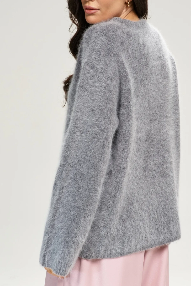 Джемпер из ангоры Grey Erist store, цвет: серый, НФ-00003140 купить онлайн