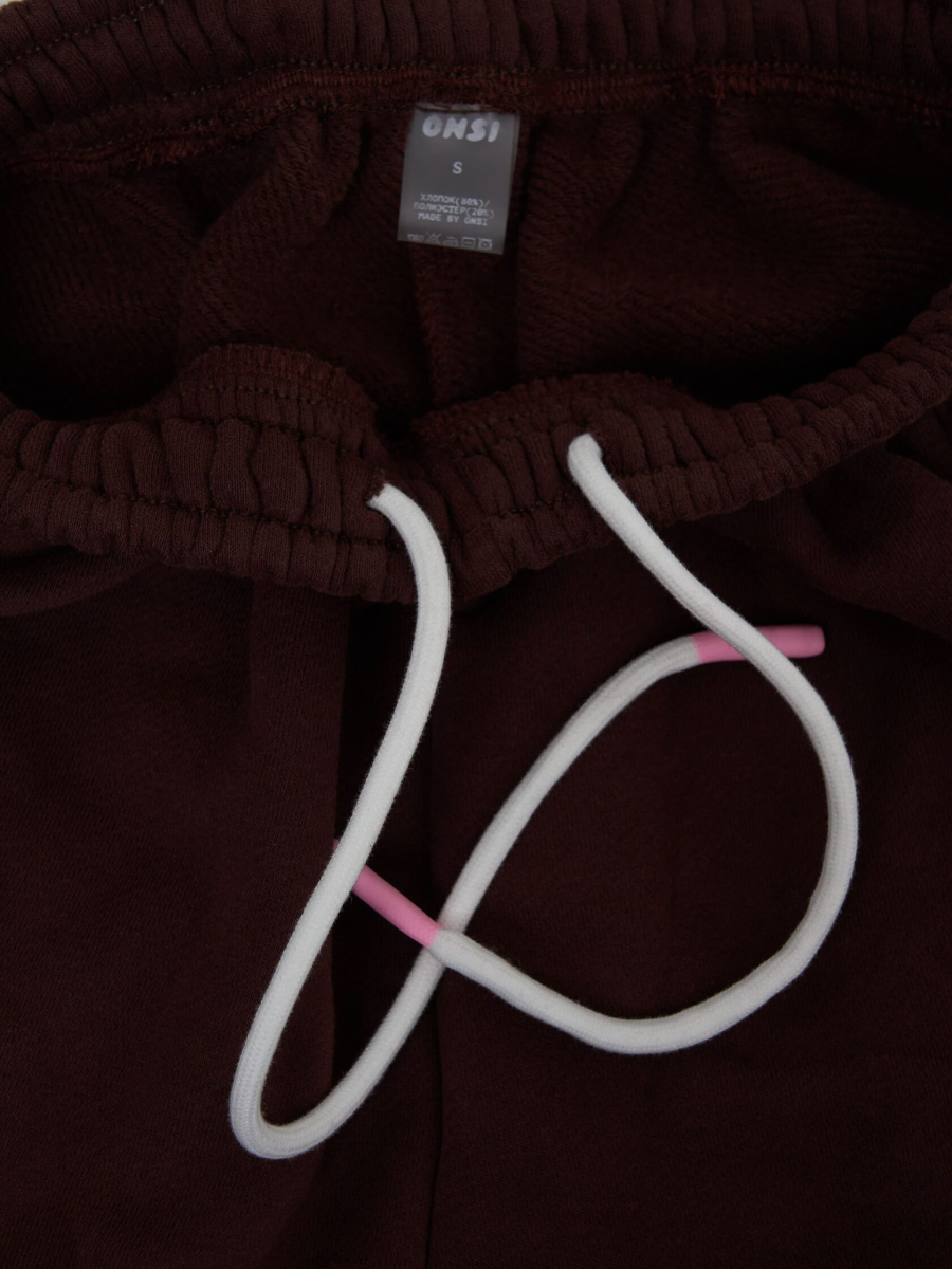 Брюки с застёжкой утепленные ONSI, цвет: chocolate,  купить онлайн