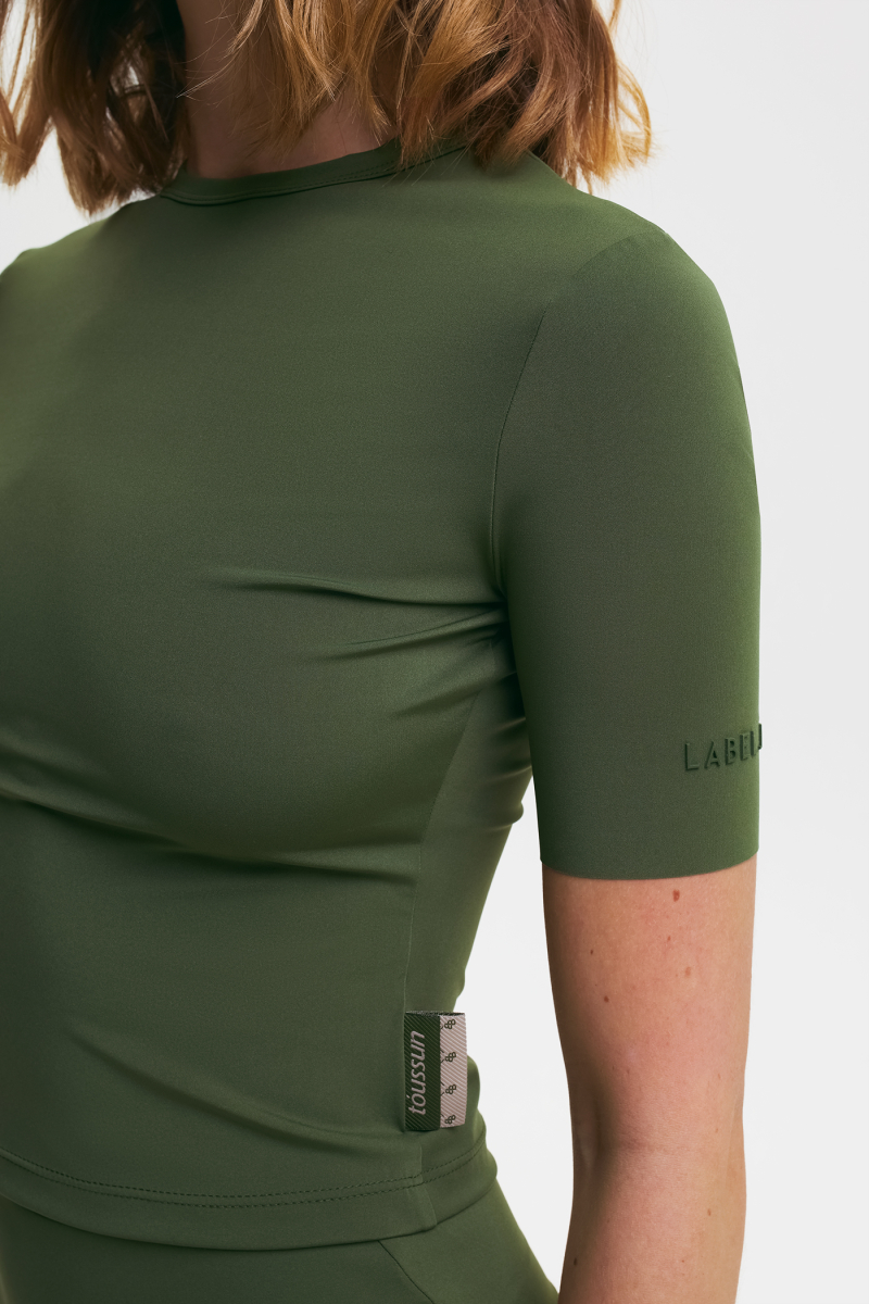 Футболка LABEL .B & TOUSSUN Label .B, цвет: зеленая, TSLB040040440 купить онлайн