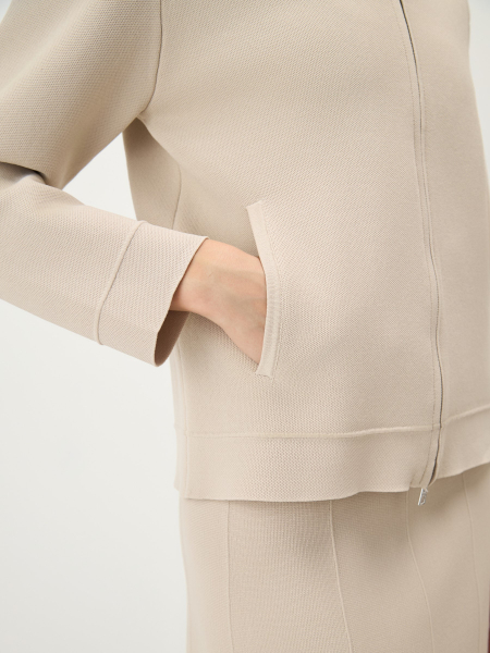 Кардиган на молнии Conso, цвет: бежевый, KCL 260712 - светло-бежевый купить онлайн