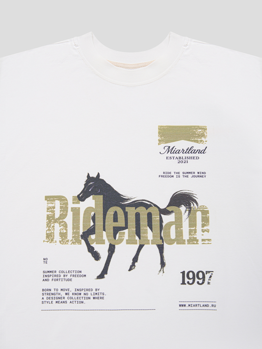 Лонгслив "RIDEMAN" MIARTLAND, цвет: молочный, НФ-00000680 купить онлайн