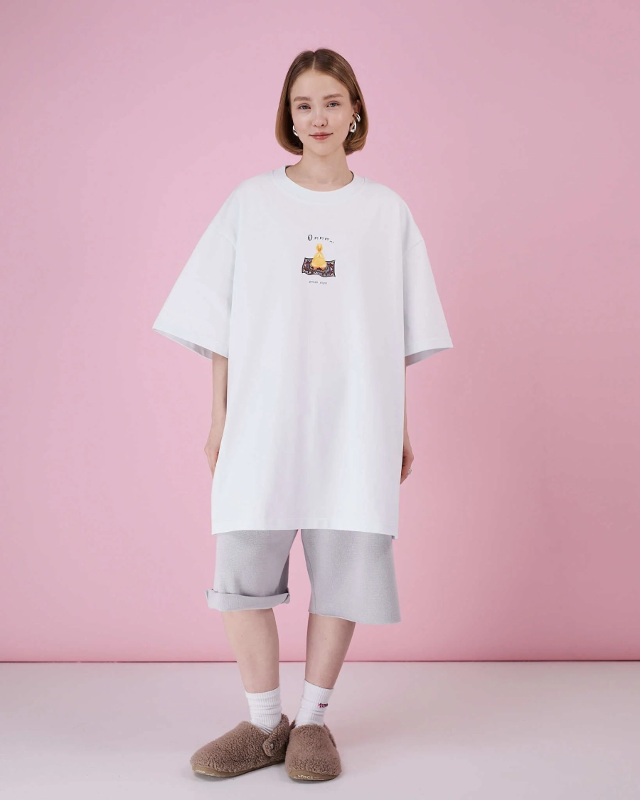 Футболка Ommm… TABOO, цвет: белый, TsOmmm купить онлайн