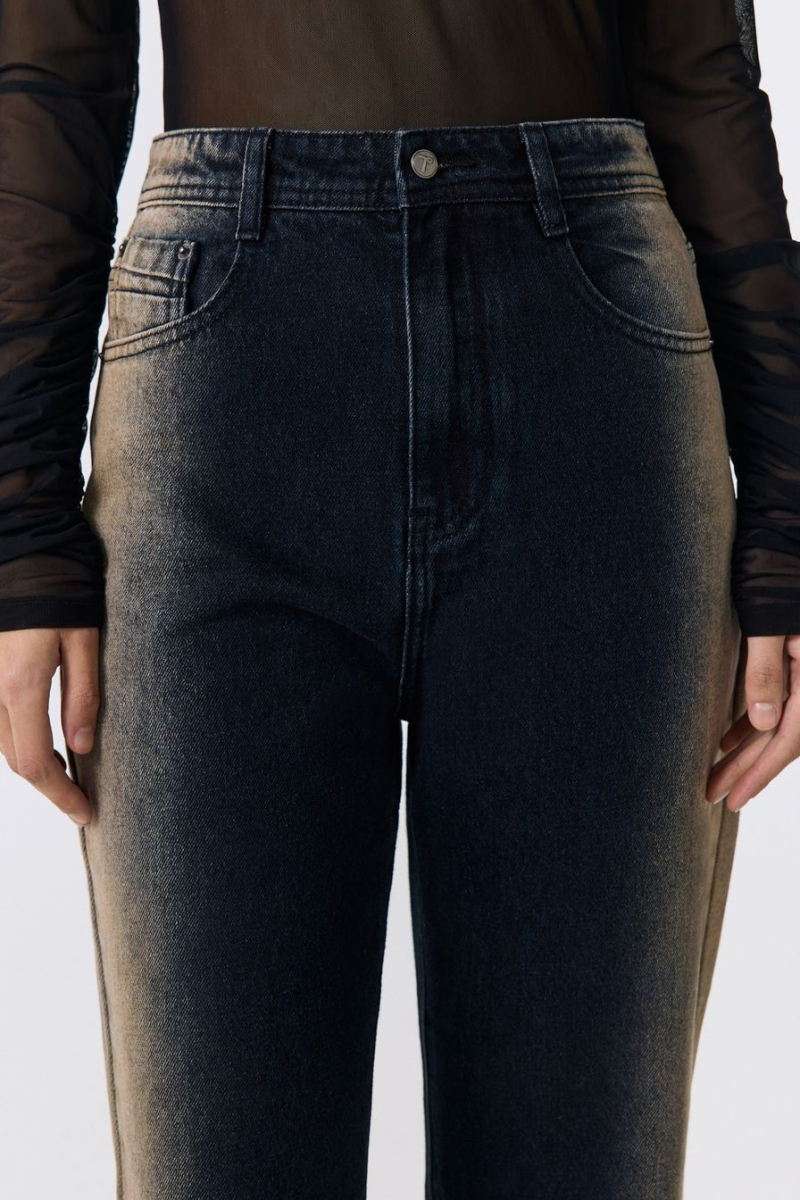 Джинсы с эффектом стирки TOPTOP, цвет: синий, TT.036.16083.620 купить онлайн