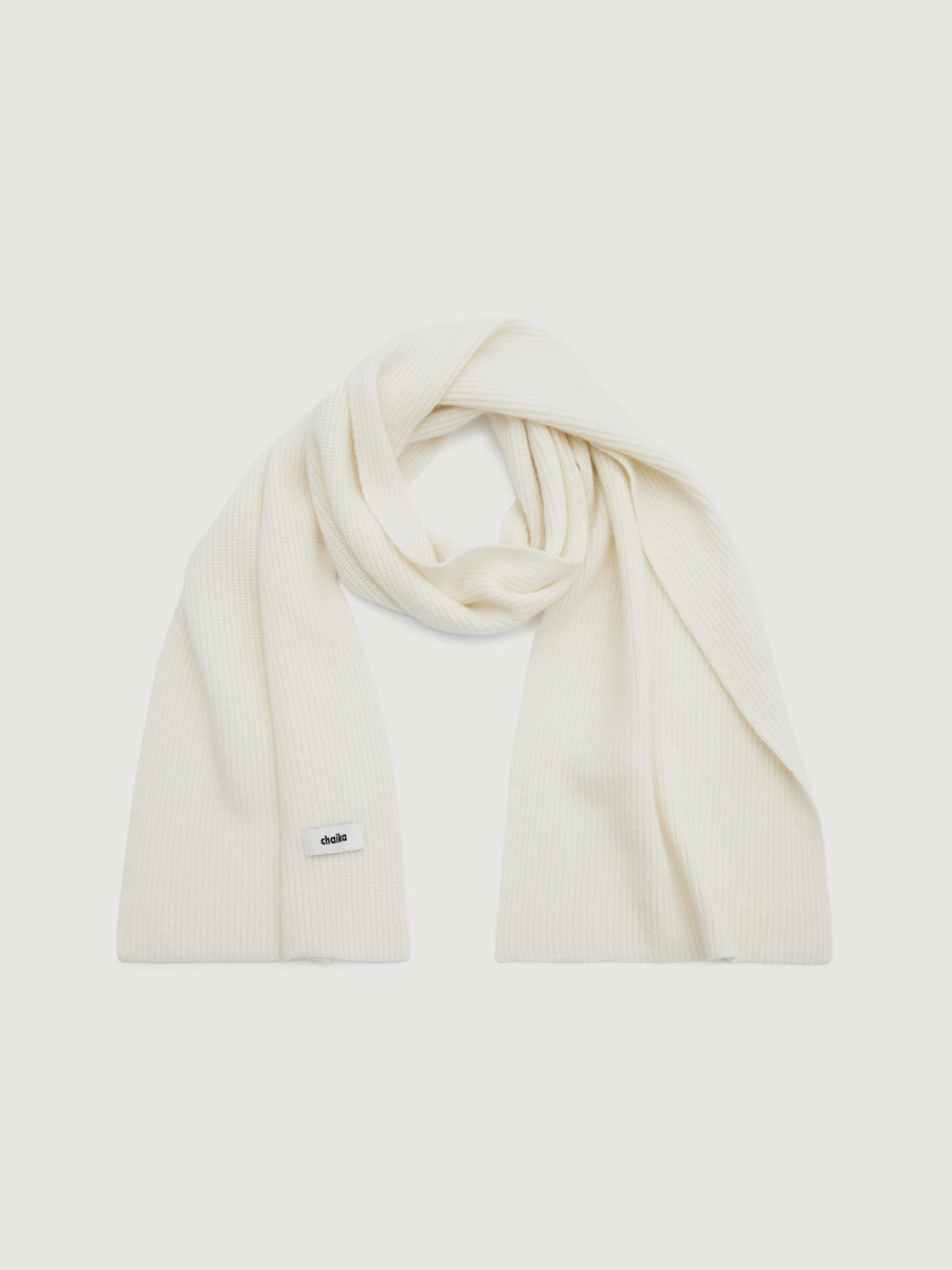 Шарф кашемировый Chaika, цвет: молочный SF-16 купить онлайн