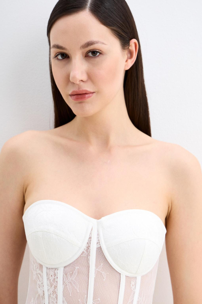 Корсет с кружевом ENEVOO, цвет: белый, 06536 купить онлайн