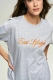 Футболка с вышивкой ERIST Grey&Orange