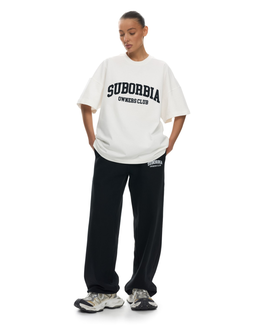 Футболка OWNERS CLUB Suborbia, цвет: white-black, 006384 купить онлайн