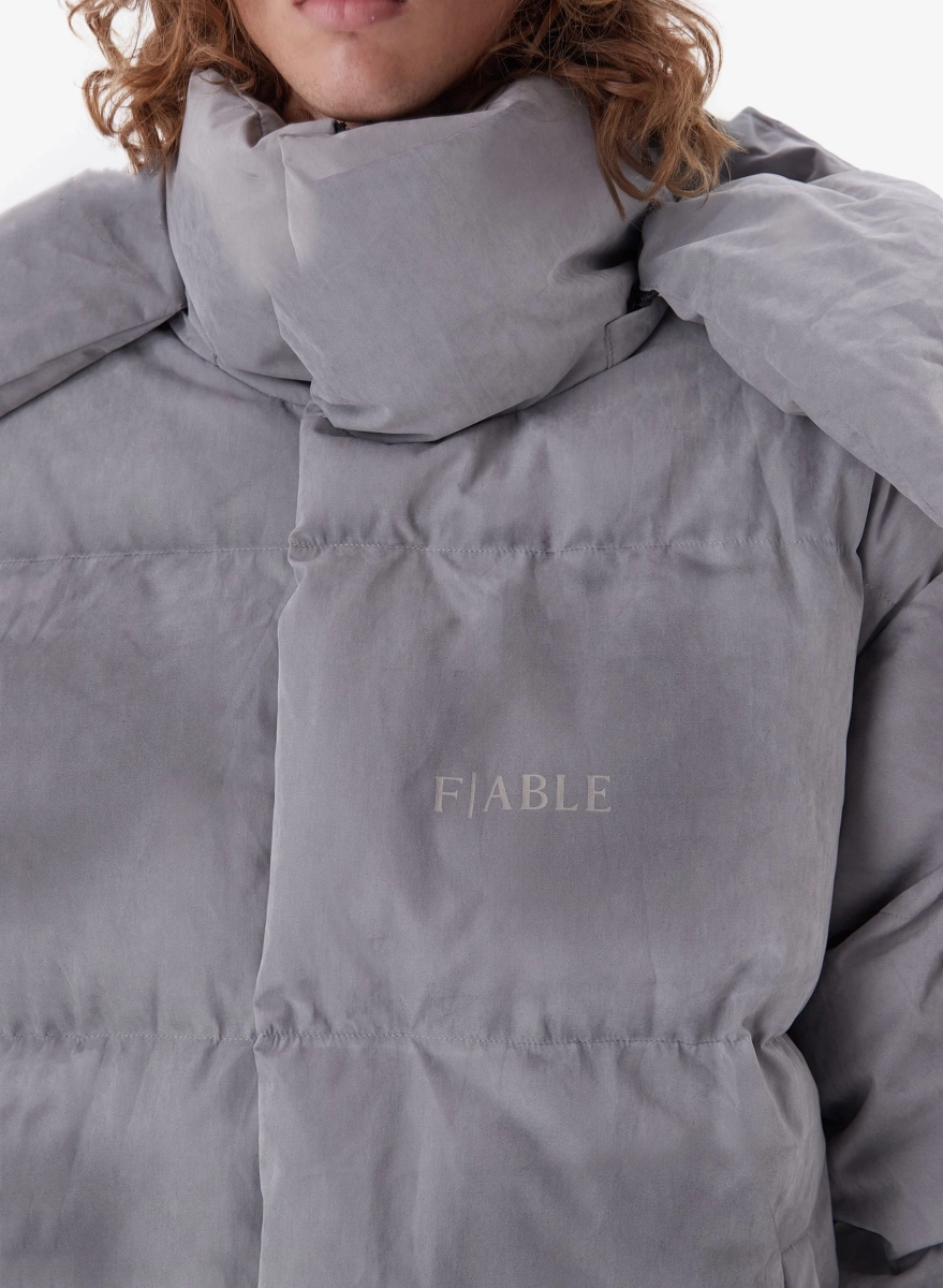 Пуховик DESTRESSED FABLE, цвет: серый, PFFR-FBL-DSTRSD-GR купить онлайн