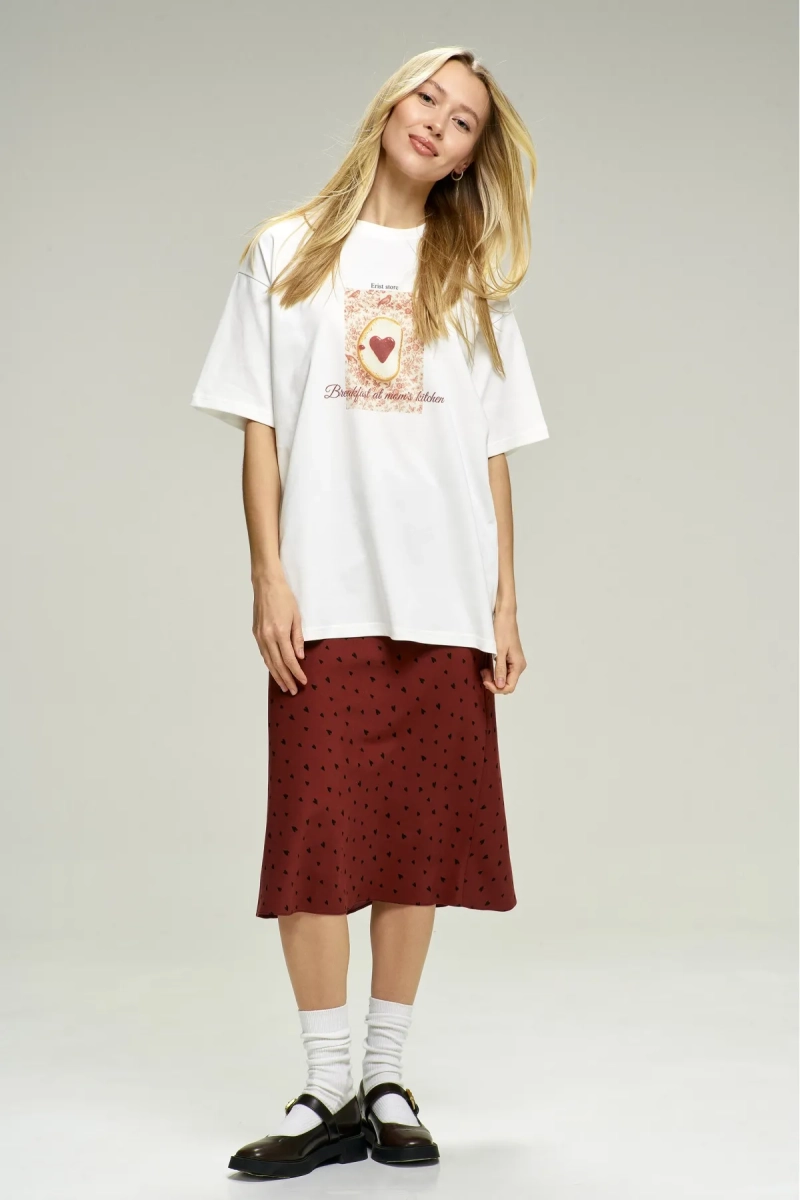 Футболка Breakfast White Erist store, цвет: белый, НФ-00002920 купить онлайн