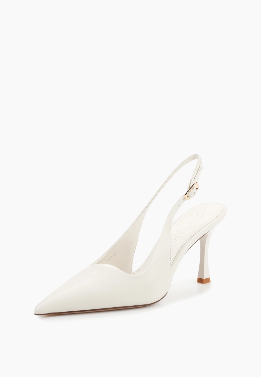 Туфли из натуральной кожи SBALO, цвет: белый SJD8 купить онлайн