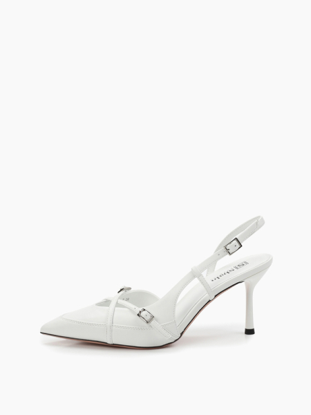 Туфли слингбэки из натуральной кожи