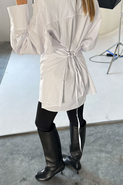 Рубашка с широкими манжетами WHITE Label .B, цвет: WHITE, ТР.06.5.6036/4WH купить онлайн