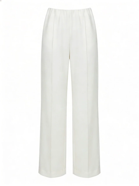 Брюки из ткани интерлок Marou, цвет: молочный, Mar_26021001 купить онлайн