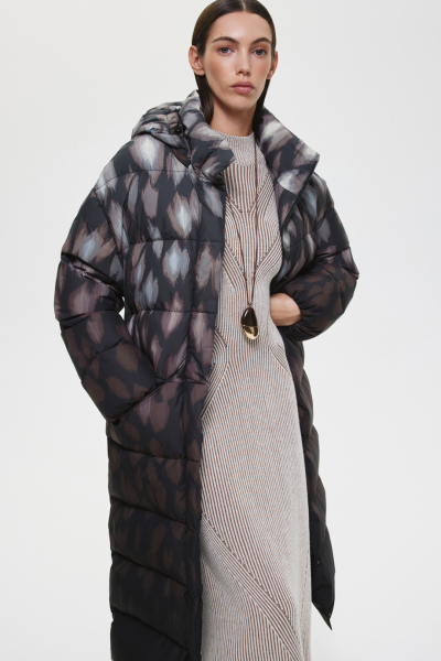 Пуховое пальто DREAMS BY ALENA AKHMADULLINA, цвет: Черный, 225101020504250/203000 купить онлайн