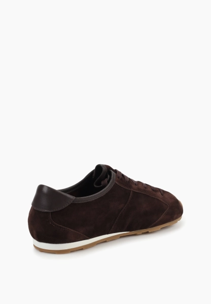 Кроссовки из натуральной замши SBALO, цвет: шоколадный STR20 купить онлайн