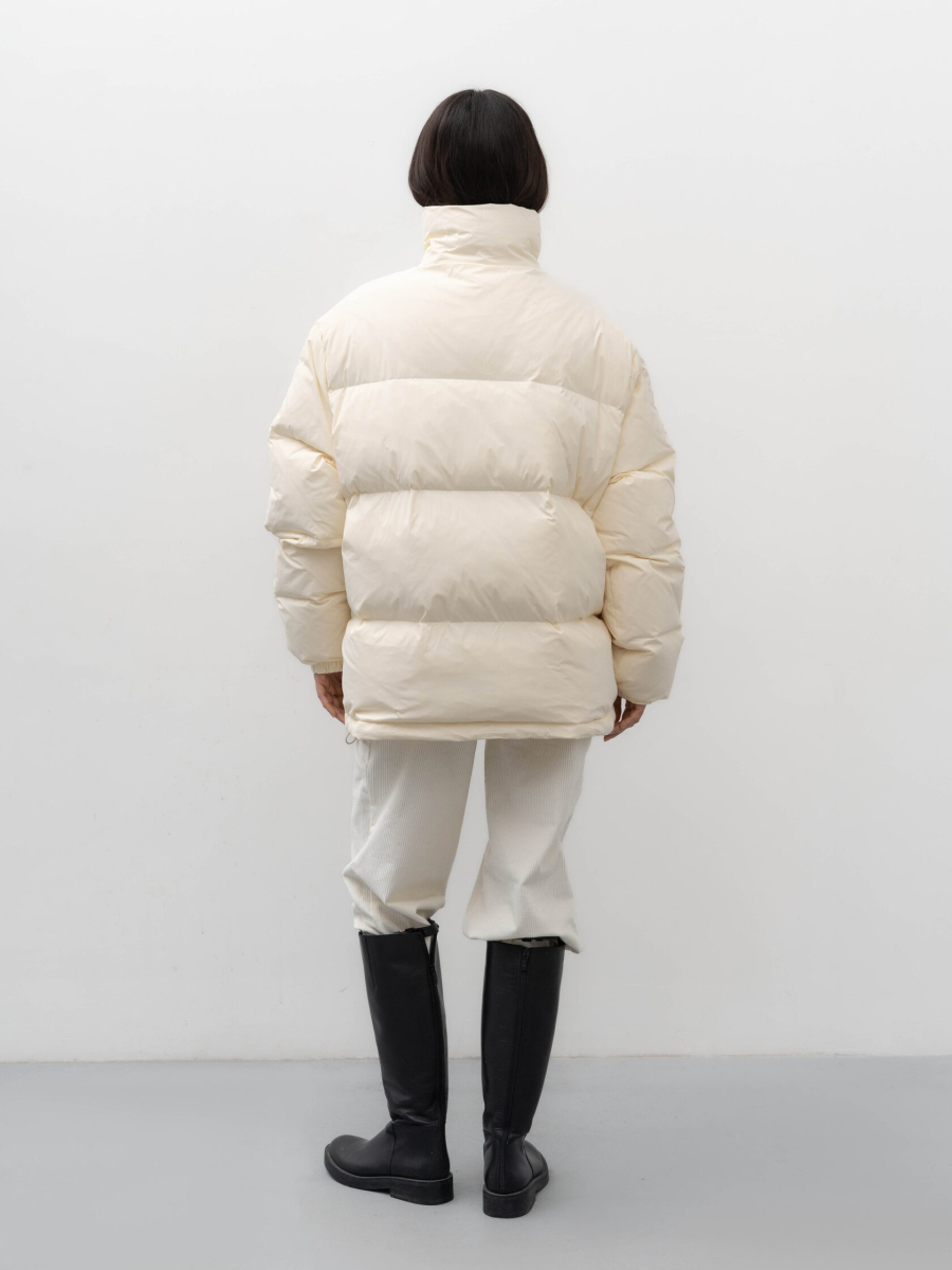 Пуховик Base TRES, цвет: молочный, НФ-00002439 купить онлайн