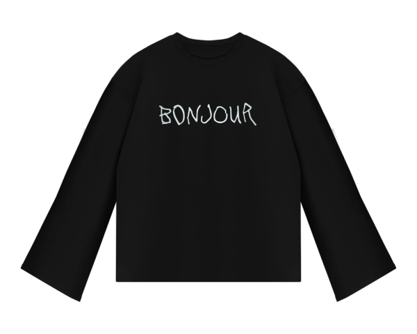 Лонгслив ’BONJOUR’