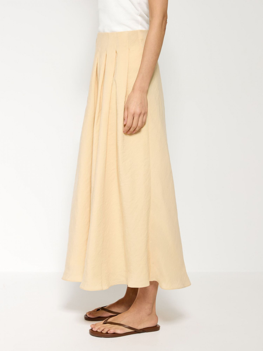Юбка летящая из купры AROUND, цвет: Желтый, 2725_17MP01 купить онлайн