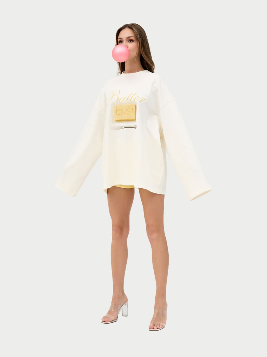 Лонгслив ONSI, цвет: butter,  купить онлайн