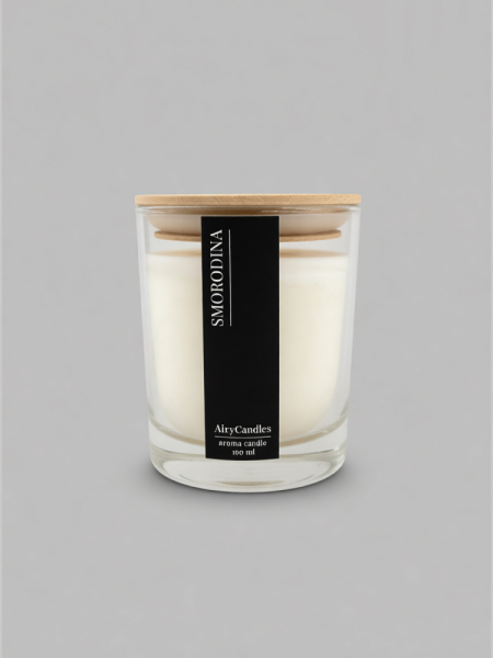 Аромасвеча с деревянным фитилем Smorodina, 190 мл