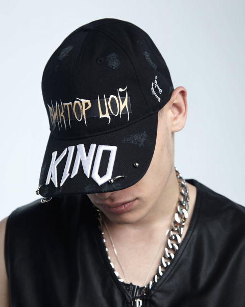 Бейсболка KINO TSOY BLACK