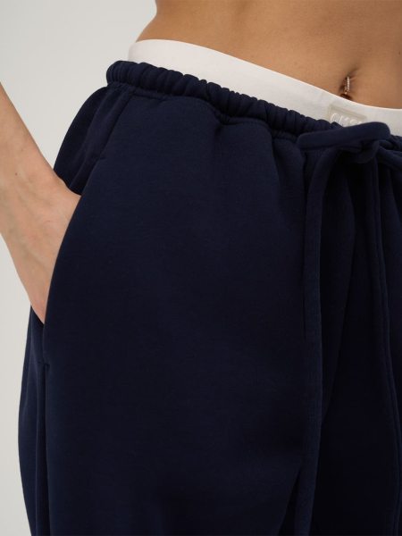 Брюки на завязках с начесом ONSI, цвет: dark blue,  купить онлайн