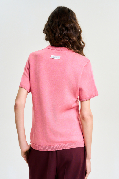 Футболка вязаная LIGHT PINK Label .B, цвет: LIGHT PINK, Kn.04.4.0138LP купить онлайн
