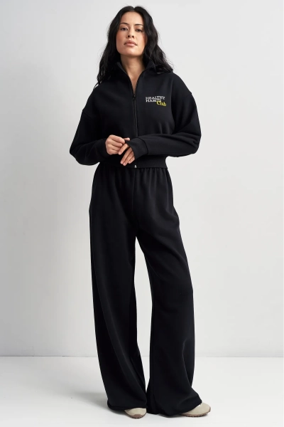 Бомбер мини Erist store, цвет: Черный, НФ-00003379 купить онлайн